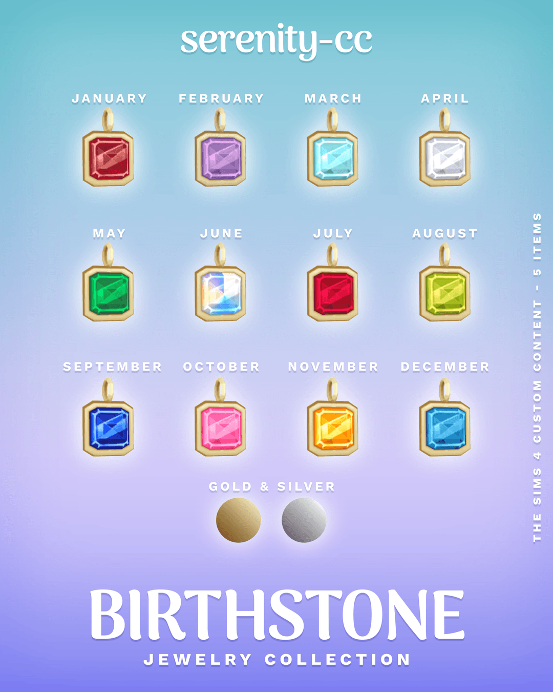Галерея мода Ювелирная коллекция The Birthstone Jewelry #3